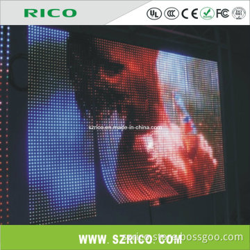 New P12.5mm Flexible Curtain LED Display Screen